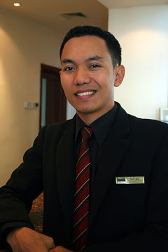 a hotel manager